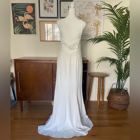 Lulu’s Eternal Adoration White Maxi Dress, size M - Picture 4 of 7